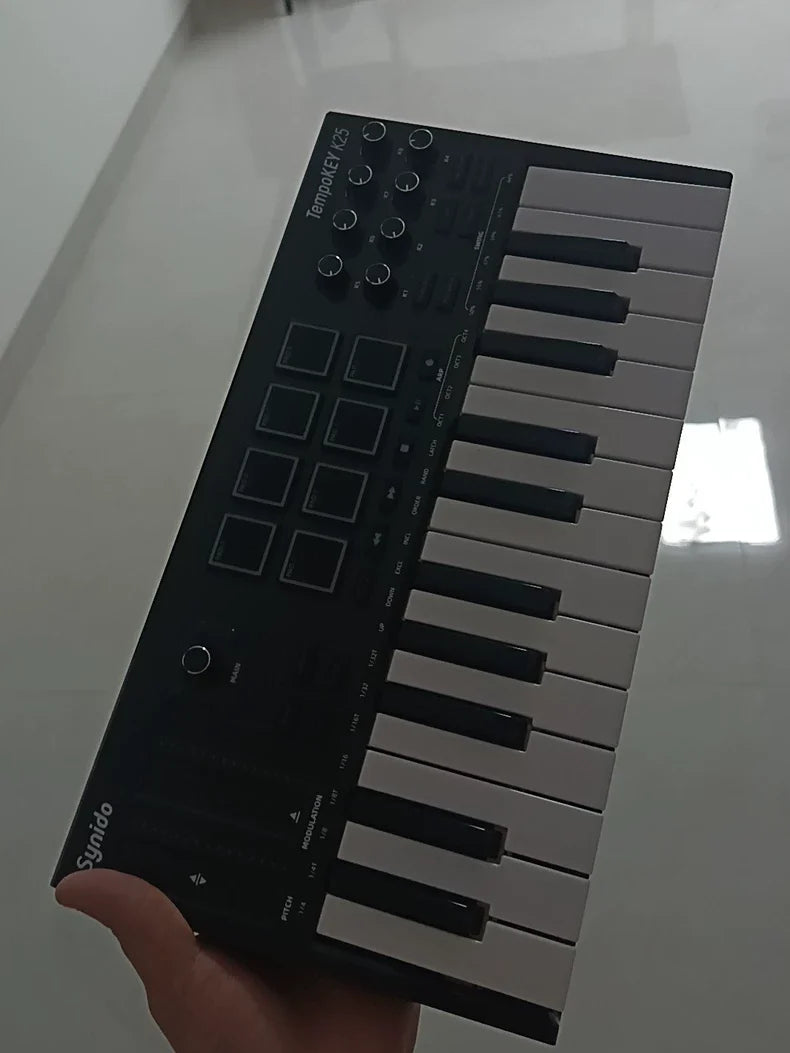Synido TempoKEY K25 – Black MIDI Keyboard