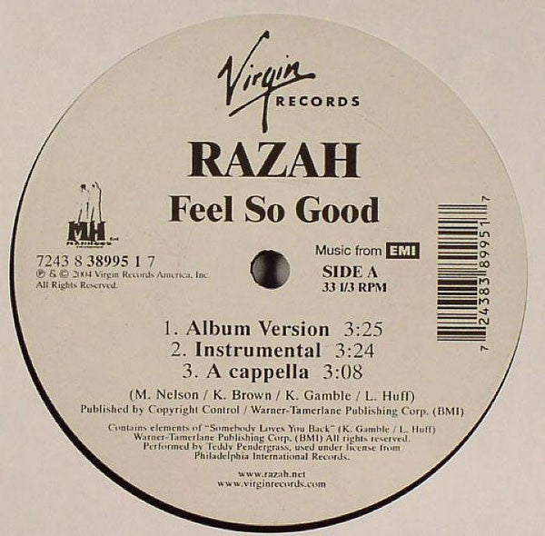 Razah (2) : Feel So Good (12")