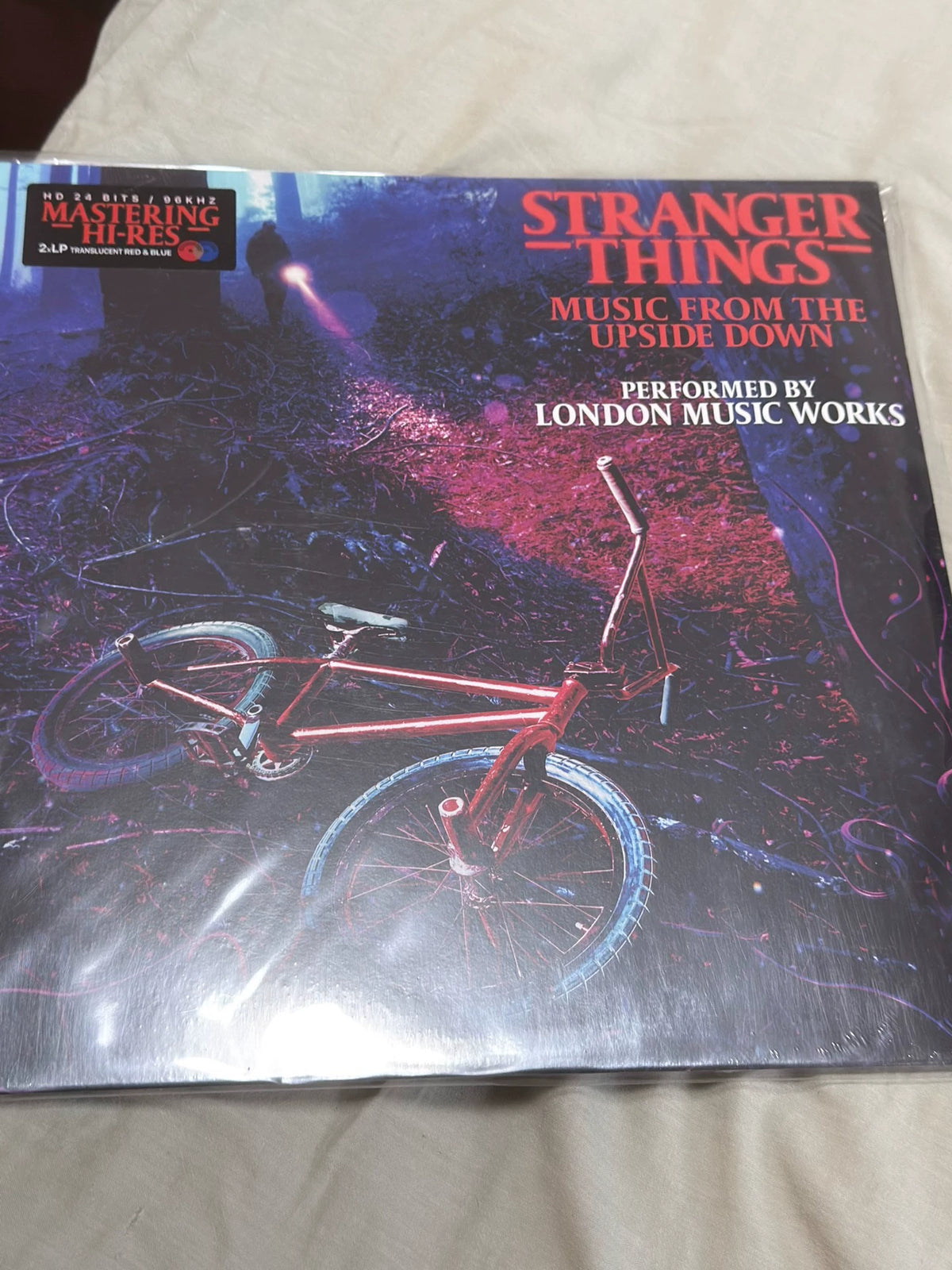 London Music Works – Stranger Things: Music from the Upside Down – Red & Blue 2LP front cover