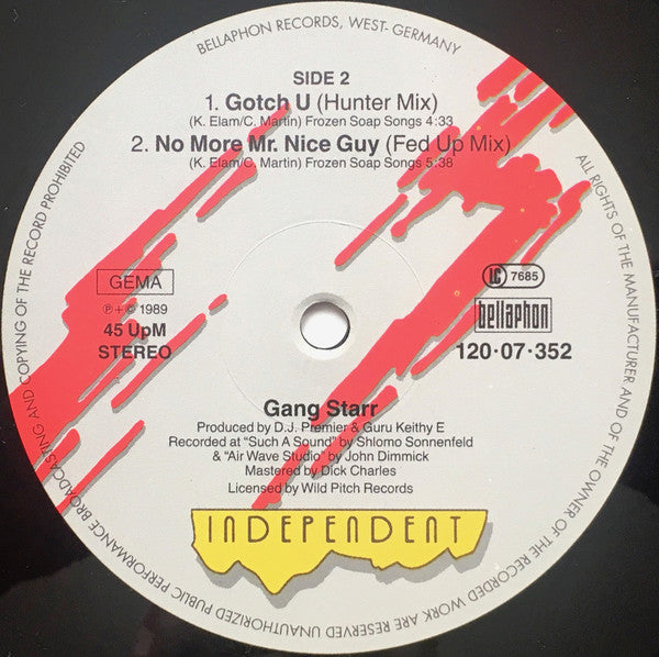 Gang Starr : Positivity (12", Maxi)