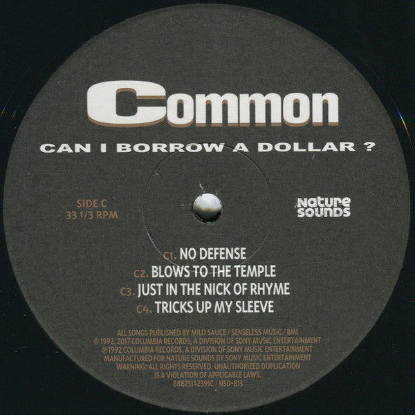 Common : Can I Borrow A Dollar? (2xLP, Album, RE + 7")