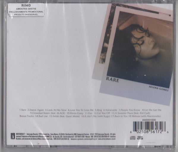 Selena Gomez : Rare (CD, Album, Dlx, AA)