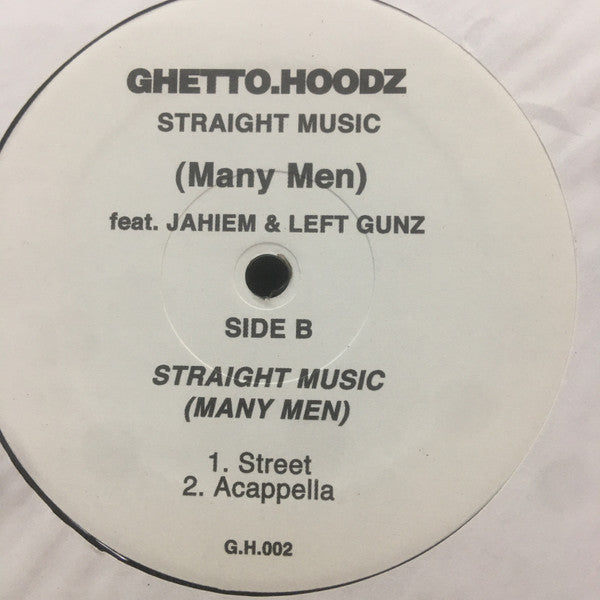 Ghetto.hoodz : Straight Music (12", W/Lbl)