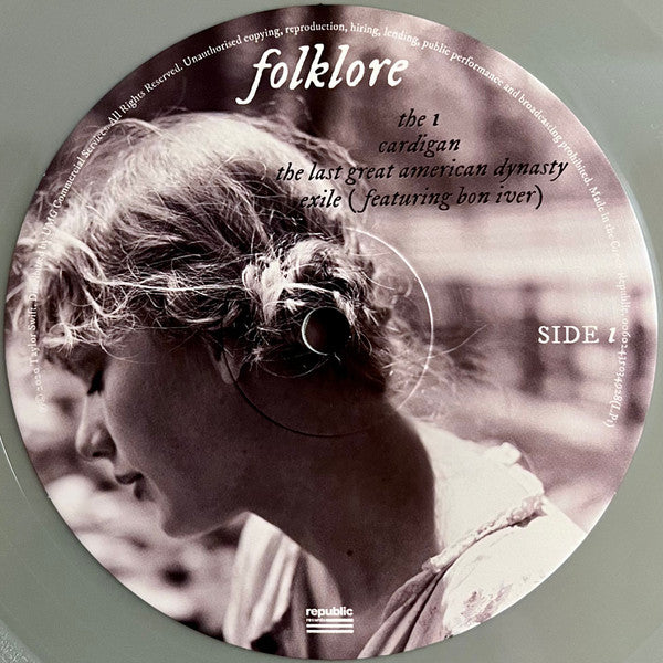 Taylor Swift : Folklore (2xLP, Album, Dlx, Ltd, Gre)