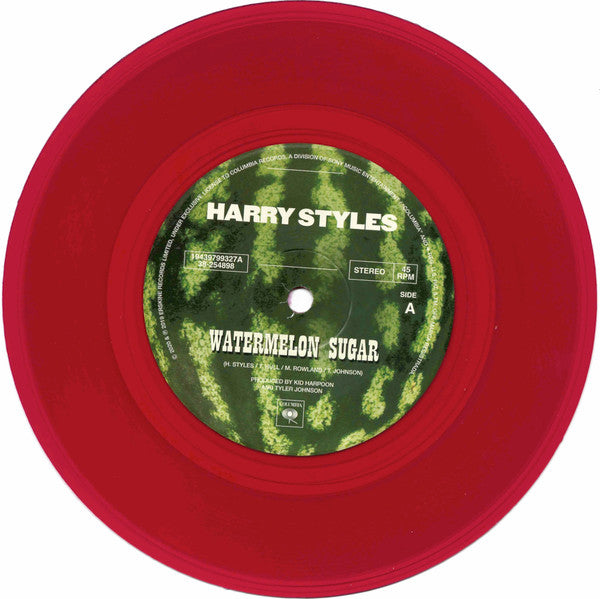 Harry Styles : Watermelon Sugar (7", Single, Ltd, Red)