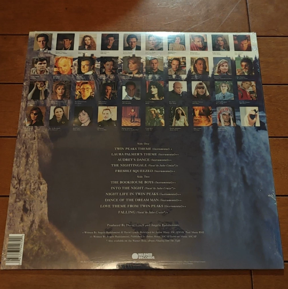 Twin Peaks (Original Television Soundtrack) by Angelo Badalamenti Black Vinyl LP