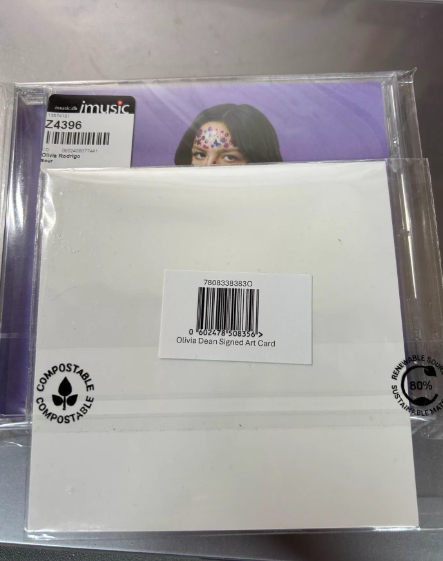 Olivia Dean - The Art Of Loving (Official Hand-Signed Art Card, Original Barcode Packaging Included)