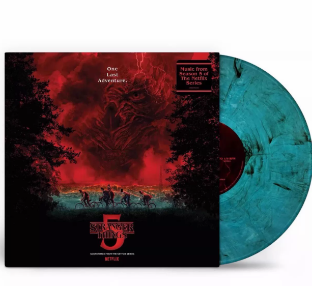 Various - Stranger Things Season 5 OST (Teal Smoke Swirl Vinyl LP, Factory Sealed )