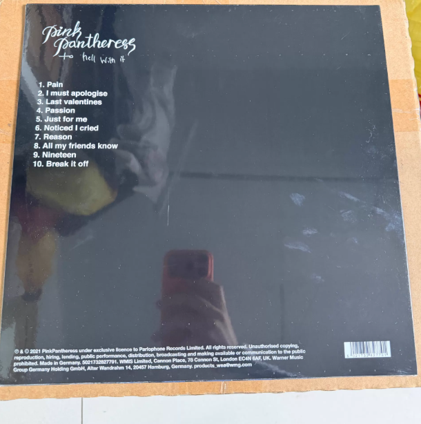 PinkPantheress - To Hell With It (Black Sparkle Limited Vinyl LP, Factory Sealed )