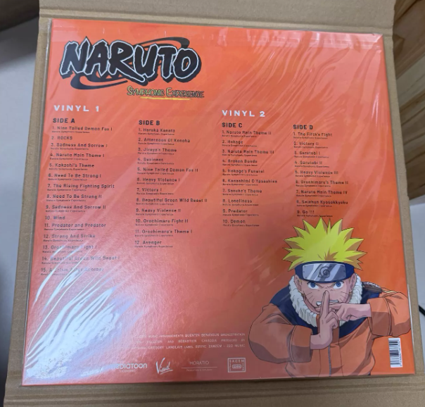 Naruto Symphonic Experience Red Vinyl 2LP Soundtrack