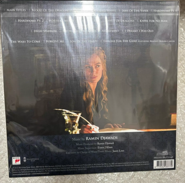 Game Of Thrones Season 5 Red Vinyl 2LP Numbered Edition