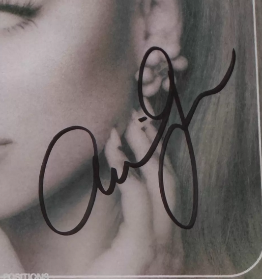 Ariana Grande – Positions Signed CD Sealed