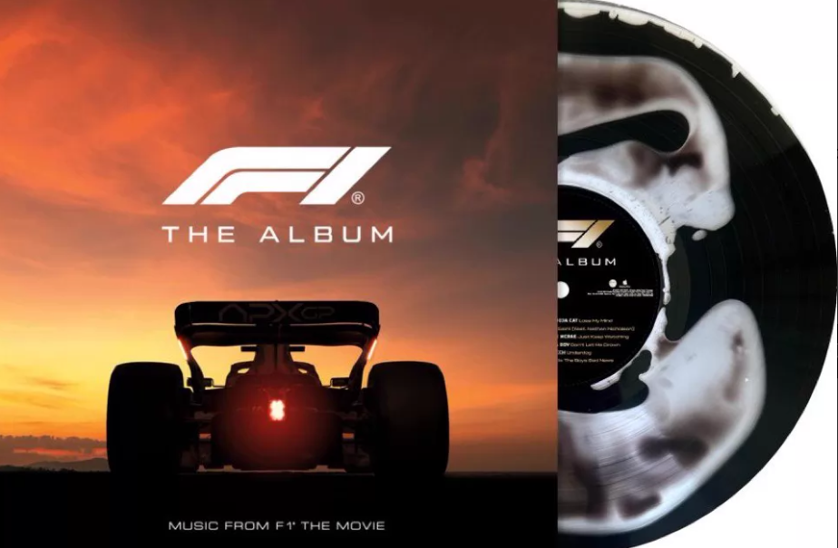 F1 The Album – Movie Soundtrack Liquid Oil Effect Vinyl LP