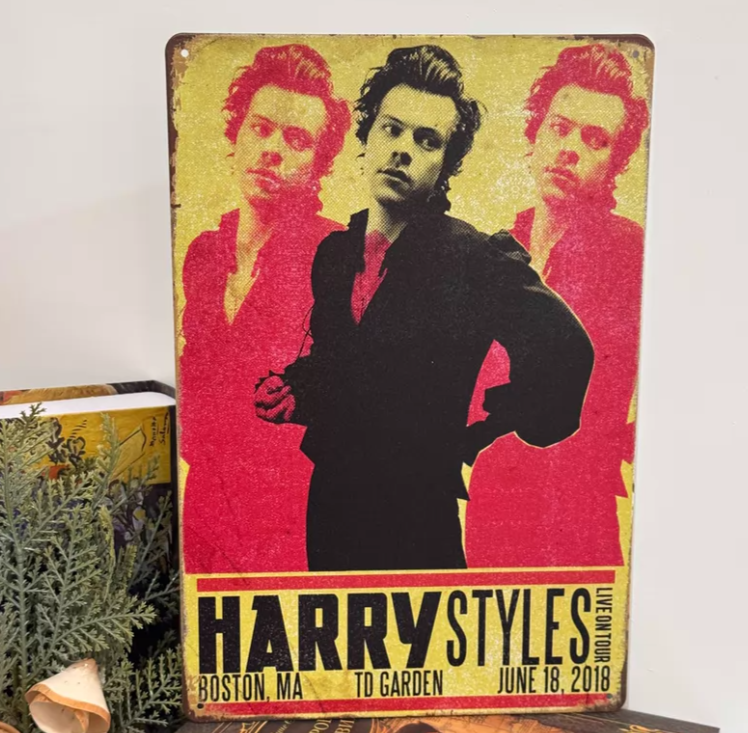 Harry Styles – Live On Tour 2018 Boston Metal Tin Sign