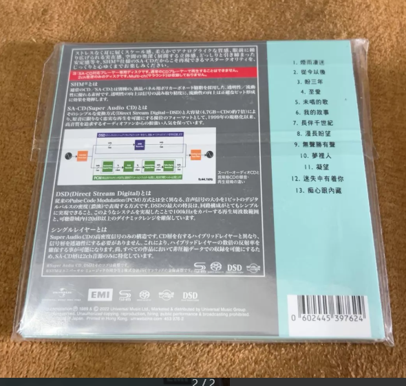 陳百強 – 我的所有 SHM-SACD 日本EMI限量編號版