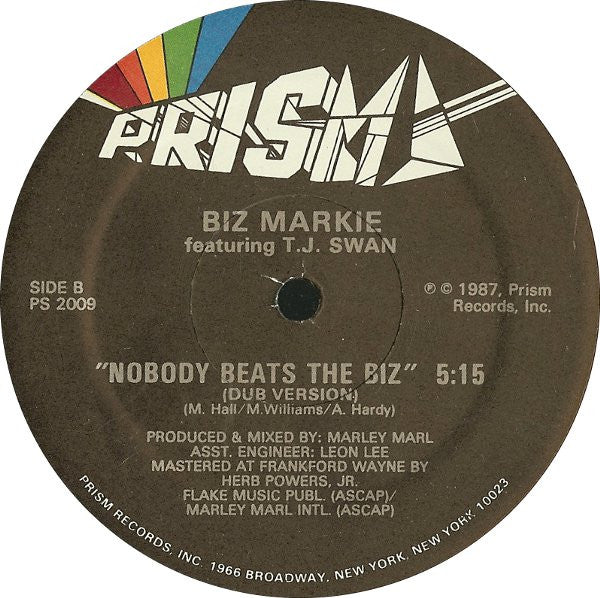 Biz Markie Featuring TJ Swan : Nobody Beats The Biz (12")