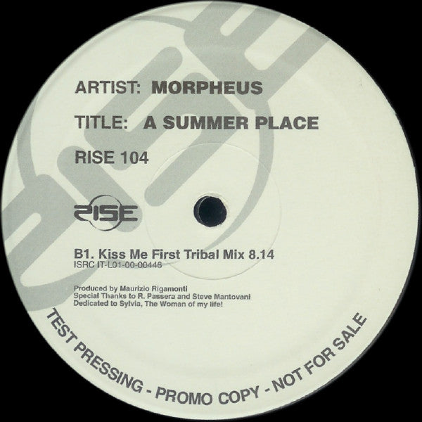 Morpheus (3) : A Summer Place (12", Promo, TP)