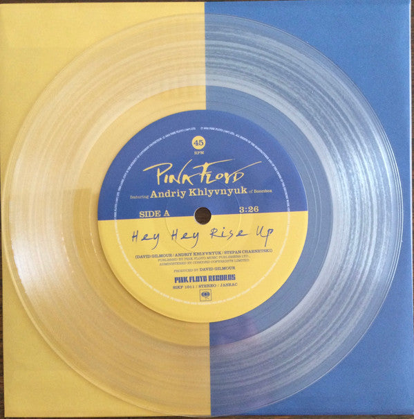 Pink Floyd Featuring Андрій Хливнюк : Hey Hey Rise Up (7", Single, Ltd, Cle)