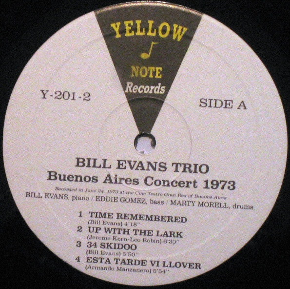 The Bill Evans Trio : Buenos Aires Concert 1973 (2xLP, Album, Unofficial)