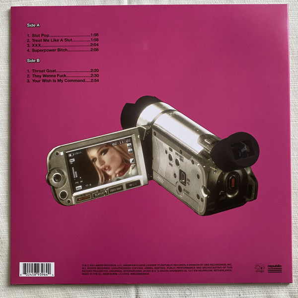 Kim Petras : Slut Pop (12", EP, Ltd, RE, Pin)
