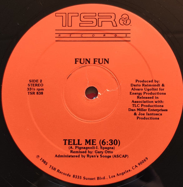 Fun Fun : Give Me Your Love / Tell Me (12")
