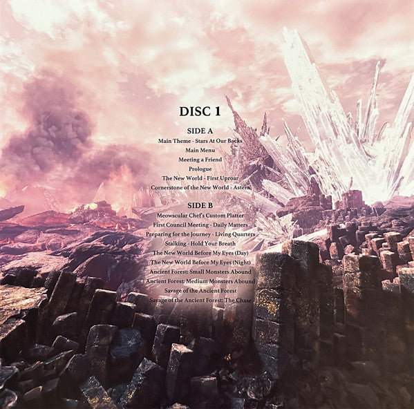 Tadayoshi Makino / Akihiko Narita (2) / Yuko Komiyama / Masato Kouda / Zhenlan Kang : Monster Hunter World (LP, Bro + LP, Pur + LP, Ora + LP, Blu + LP, Bro + )