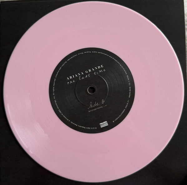 Ariana Grande : One Last Time (7", Single, Ltd, Pin)