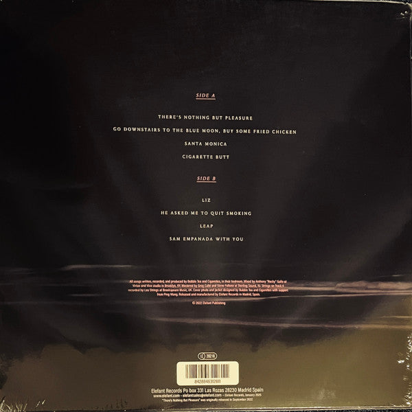 Bubble Tea And Cigarettes : There's Nothing But Pleasure (LP, Album, Ltd, RE, Pin)