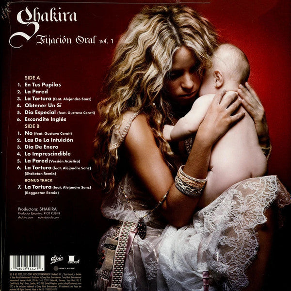 Shakira : Fijación Oral Vol. 1 (LP, Album, RE, S/Edition, 20t)