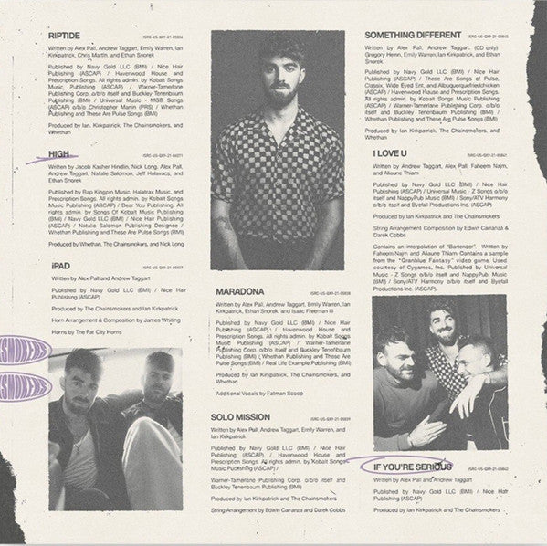 The Chainsmokers : So Far So Good = 一切都好 (LP, Album, Whi)