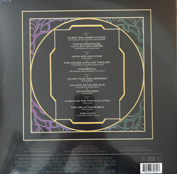 Stephen Schwartz : Wicked: For Good (The Soundtrack) (2xLP, Album, Pic, Zoe)