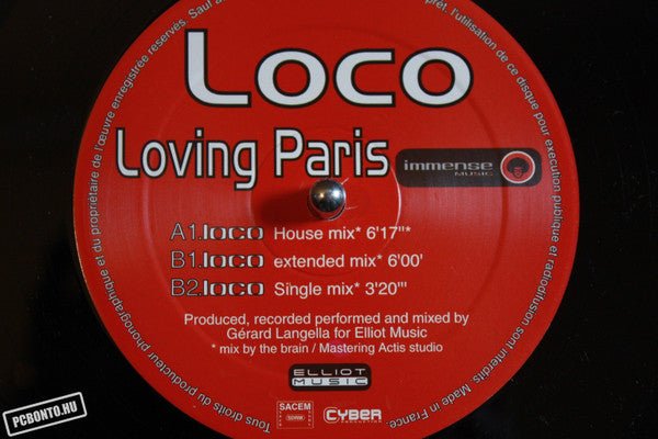 Loving Paris : Loco (12")