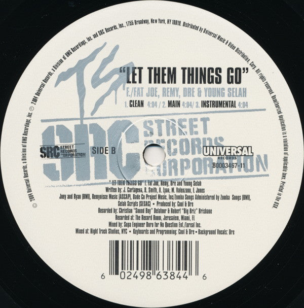 TS* : Take Me Home / Let Them Things Go (12")