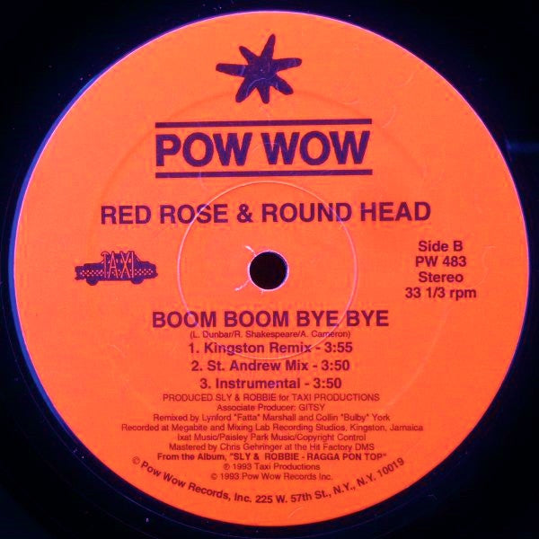 Red Rose* & Round Head : Boom Boom Bye Bye (12")