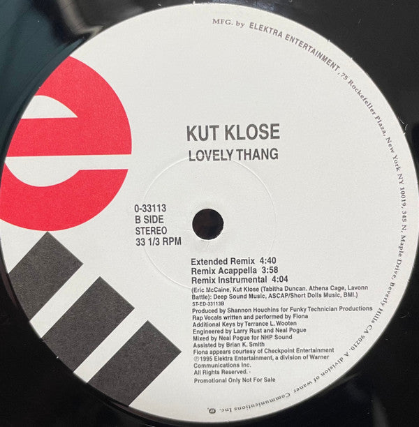 Kut Klose : Lovely Thang (12", Unofficial)