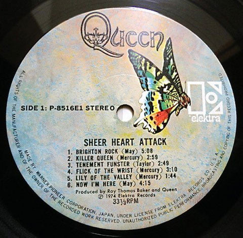 Queen = Queen : Sheer Heart Attack = シアー・ハート・アタック (LP, Album, 1st)