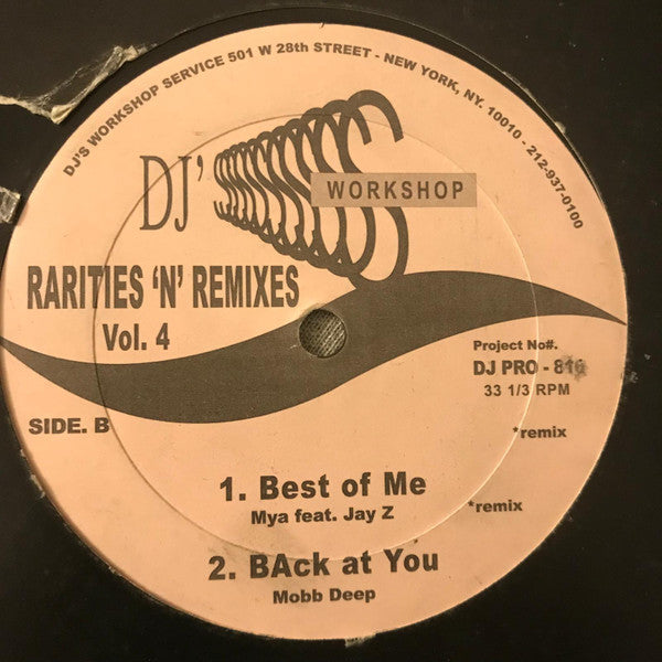 Various : Rarities 'N' Remixes Vol. 4 (12", Unofficial)