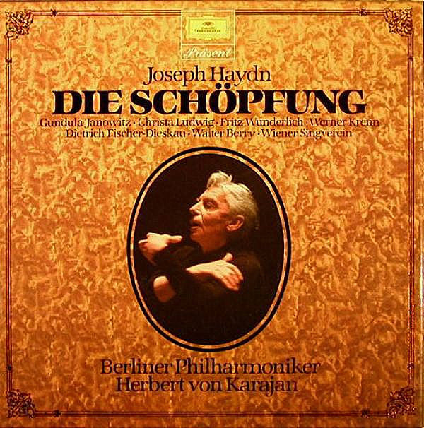 Joseph Haydn / Herbert Von Karajan / Berliner Philharmoniker / Wiener Singverein / Fritz Wunderlich / Werner Krenn / Walter Berry / Dietrich Fischer-Dieskau / Christa Ludwig / Gundula Janowitz : Die Schöpfung (Box + 2xLP)