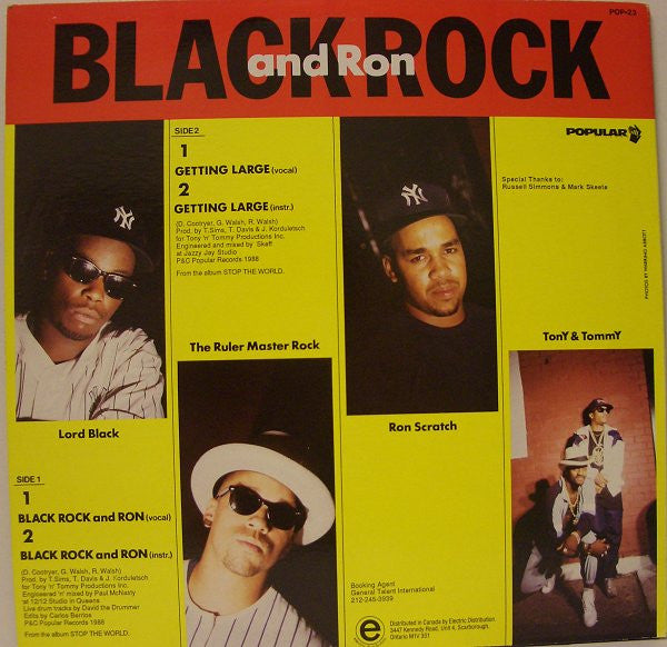 Black Rock And Ron* : Black Rock And Ron (12", Single)