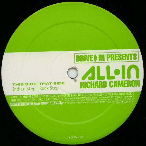 Richard Cameron : Indian Step / Rock Step (12", Ltd)