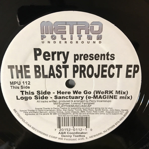 Perry* : The Blast Project EP (12")