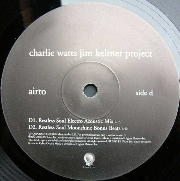 Charlie Watts Jim Keltner Project* : Airto (2x12", Promo)