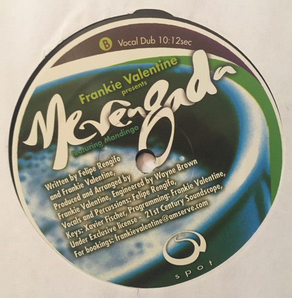 Frankie Valentine : Merengada (12")