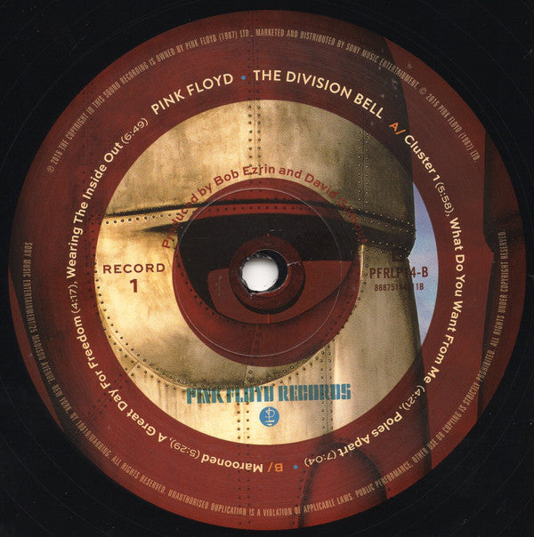 Pink Floyd : The Division Bell (2xLP, Album, RE, RM, Gat)