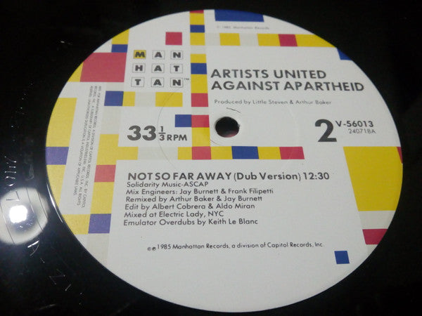 Artists United Against Apartheid – Sun City – edition reference image