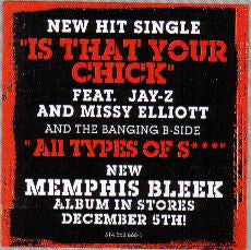 Memphis Bleek Feat. Jay-Z And Missy Elliott – Is That Your Chick – edition reference image
