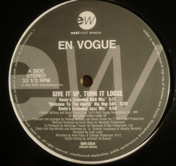 En Vogue – Give It Up, Turn It Loose – edition reference image