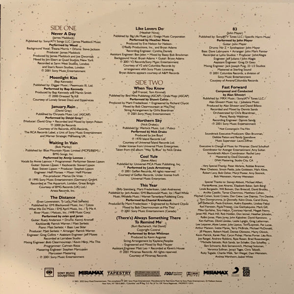 Various – Serendipity OST – Skating Rink White Vinyl (LP)