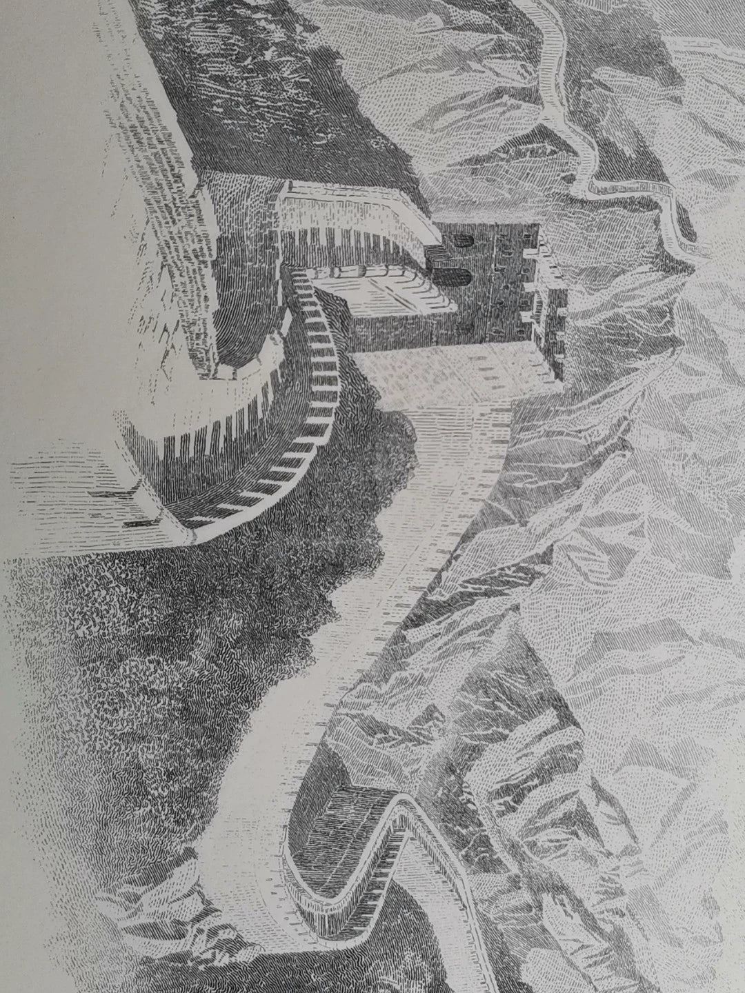Great Wall – Engraved Collector Print – 37 × 25 cm – actual item photograph 6