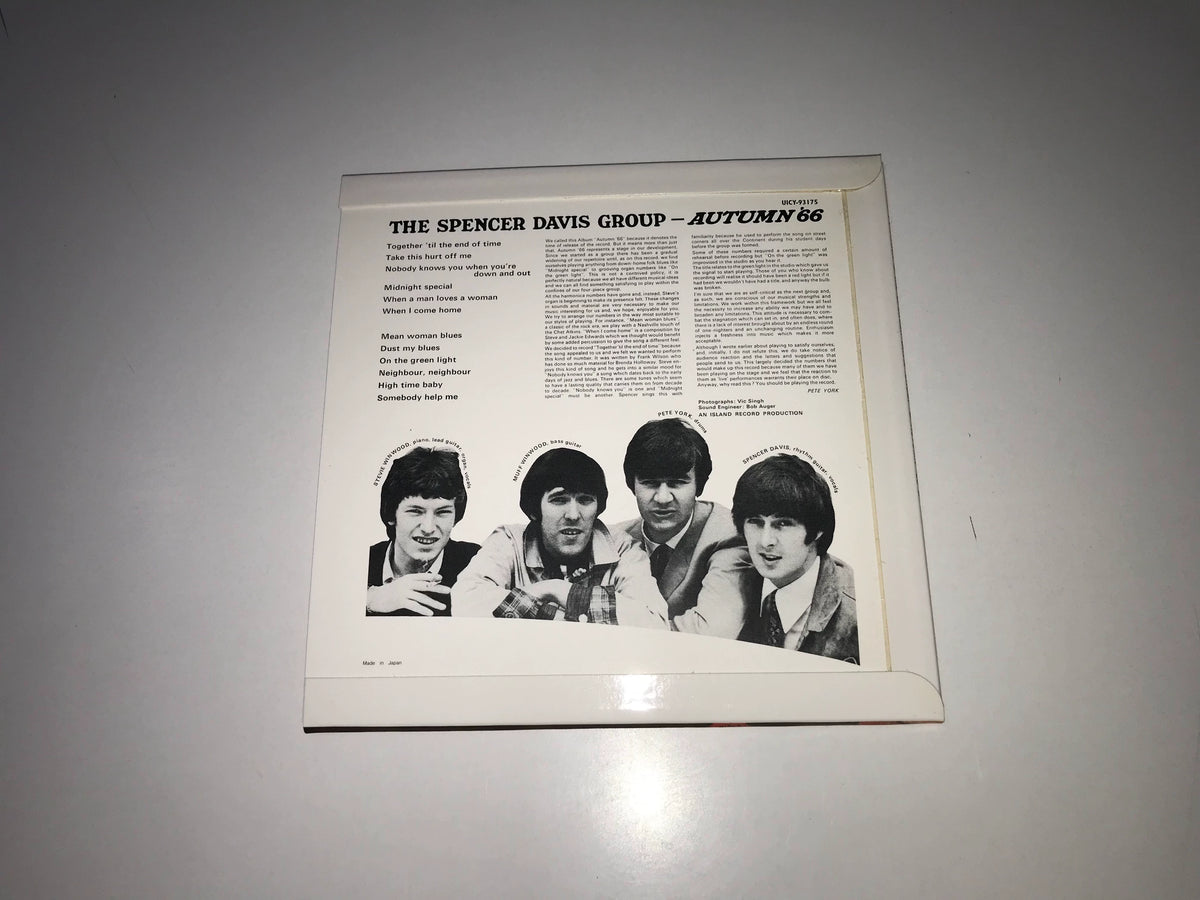 The Spencer Davis Group – Autumn '66 – Japanese Mini-LP CD – detail 4